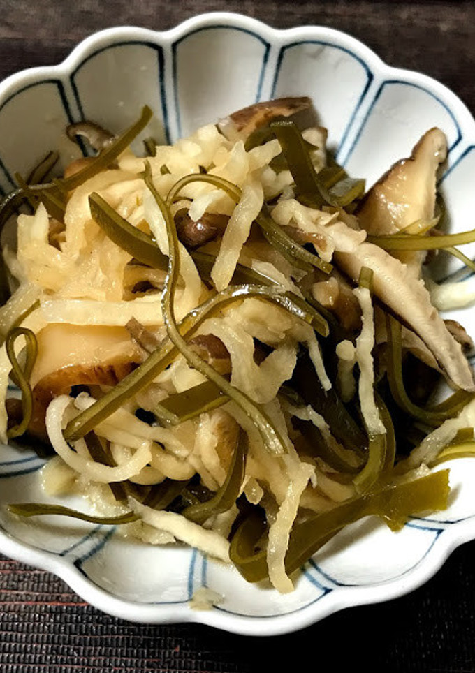 切干大根と干ししいたけと昆布のきんぴら-レシピのメイン写真