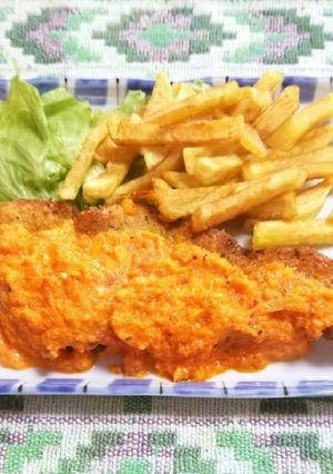 シュニッツェル✿パプリカソース　-レシピのメイン写真