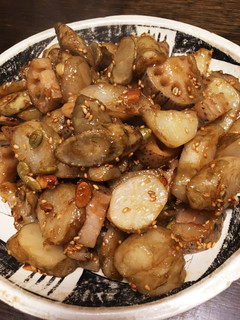 菊芋 蓮根 ゴボウ ナッツの炒め物!-レシピのメイン写真