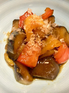 味しみしみ♡なすとパプリカの彩り煮浸し-レシピのメイン写真