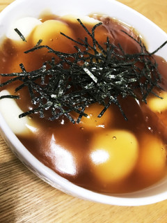 モチモチつるん☆お豆腐白玉おかずみたらし-レシピのメイン写真