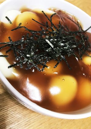 モチモチつるん☆お豆腐白玉おかずみたらし-レシピのメイン写真