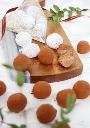 バレンタイン♡チョコトリュフクッキー-レシピのメイン写真