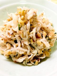 切り干し大根の梅納豆サラダ-レシピのメイン写真