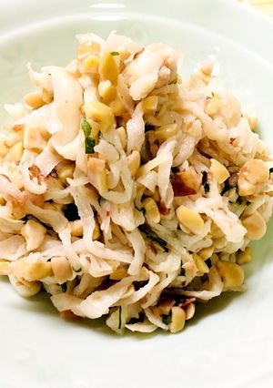 切り干し大根の梅納豆サラダ-レシピのメイン写真