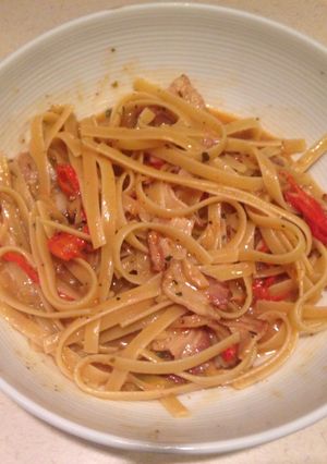 ケイジャンカルボナーラパスタ-レシピのメイン写真