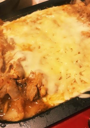 簡単！ホットプレートでチーズダッカルビ-レシピのメイン写真