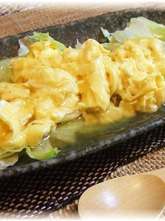 レタスとたまごのコンソメあんかけ-レシピのメイン写真