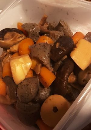 素朴な味わい！野菜のみの筑前風煮物-レシピのメイン写真