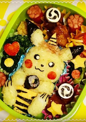 ピカチュウ 節分 キャラ弁 鬼 ポケモン-レシピのメイン写真