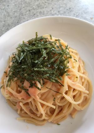 市販ソースを使ってひとりパスタランチ-レシピのメイン写真