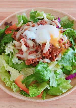 お家で簡単カフェごはん！タコライス-レシピのメイン写真