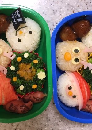キャラ弁 ＊ クリスマス-レシピのメイン写真