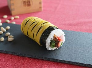 鬼のパンツ柄！いわしの蒲焼恵方巻き-レシピのメイン写真