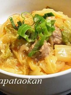 ピリ辛激ウマ☆白菜と豚肉のどんぶり-レシピのメイン写真