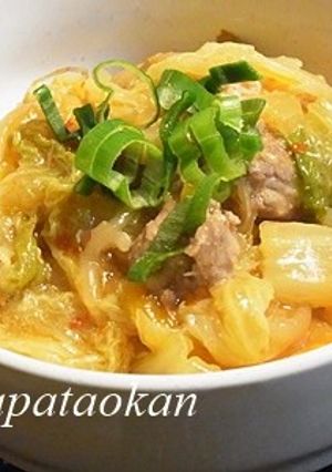 ピリ辛激ウマ☆白菜と豚肉のどんぶり-レシピのメイン写真