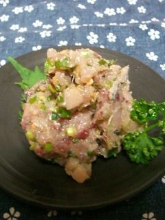 アジのなめろう風-レシピのメイン写真