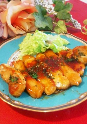 厚切り豚ロースの甘酢ケチャップ炒め-レシピのメイン写真