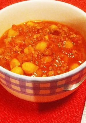ひよこ豆で作る、簡単チリコンカン-レシピのメイン写真
