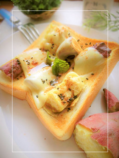 焼いも×白チョコトースト-レシピのメイン写真