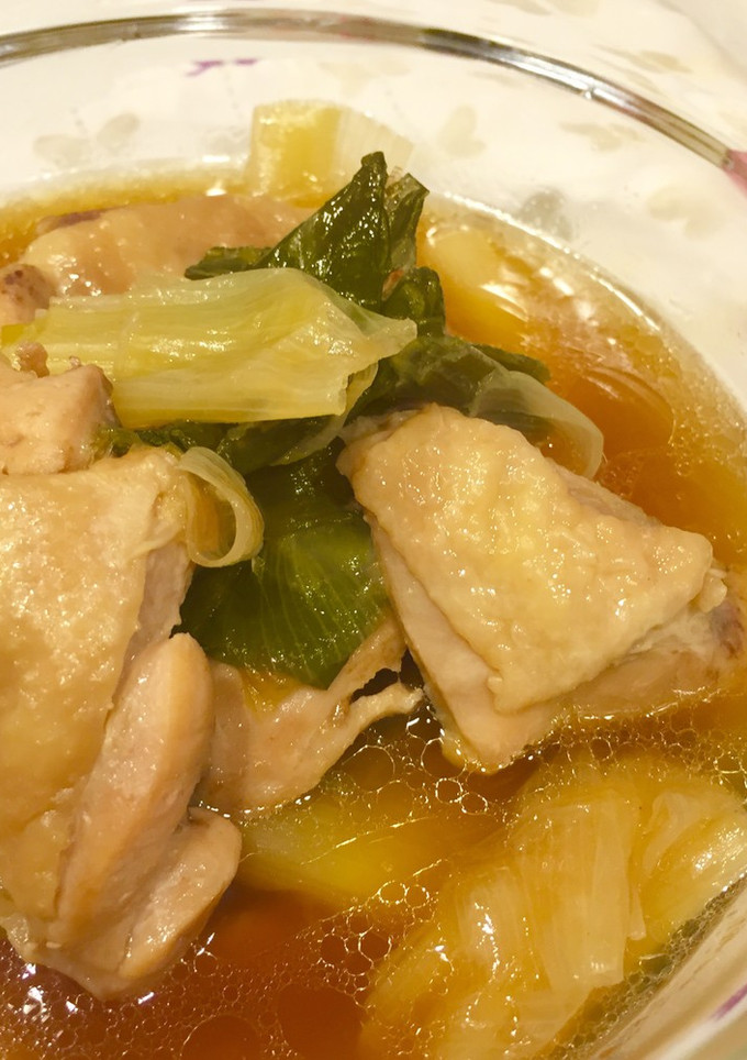 鶏肉とねぎの煮物。-レシピのメイン写真