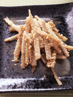 叩きゴボウのゴマ山椒和え-レシピのメイン写真