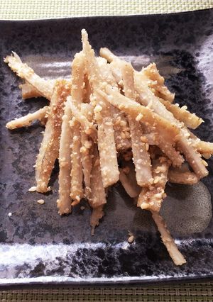 叩きゴボウのゴマ山椒和え-レシピのメイン写真