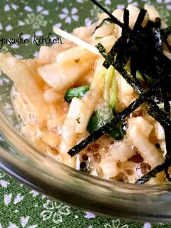 千切り山芋のワサビ醤油和え-レシピのメイン写真