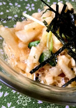 千切り山芋のワサビ醤油和え-レシピのメイン写真