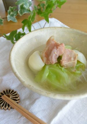 ゆり根とキャベツのとろとろにゅうめん-レシピのメイン写真