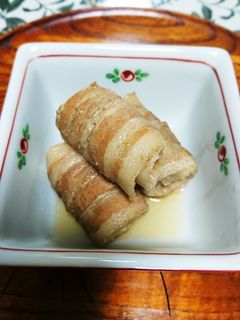 肉巻きごぼうの煮物-レシピのメイン写真