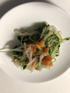 豆苗ともやしであっさりサラダ-レシピのメイン写真