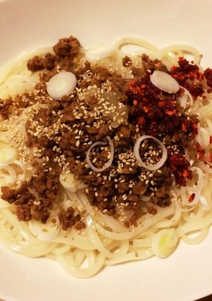 旦那絶賛♡肉みそうどん-レシピのメイン写真