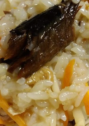 こうれんを使った『炊き込みご飯』-レシピのメイン写真