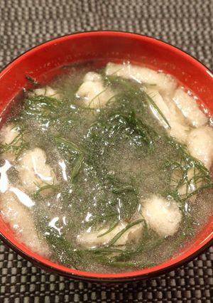 マツモの味噌汁-レシピのメイン写真