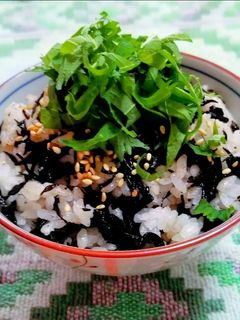梅ひじきご飯-レシピのメイン写真