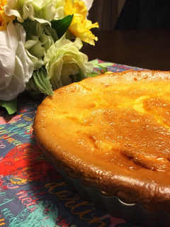 ミキサーで簡単!ベイクドチーズケーキ-レシピのメイン写真