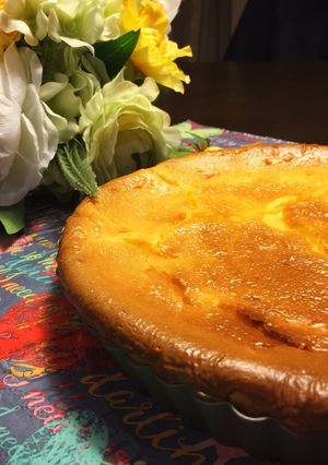 ミキサーで簡単！ベイクドチーズケーキ-レシピのメイン写真