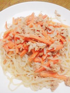 白滝とツナのバター醤油炒め-レシピのメイン写真