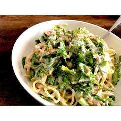 A picture of セロリの葉消費！セロリ好きのためのパスタ.