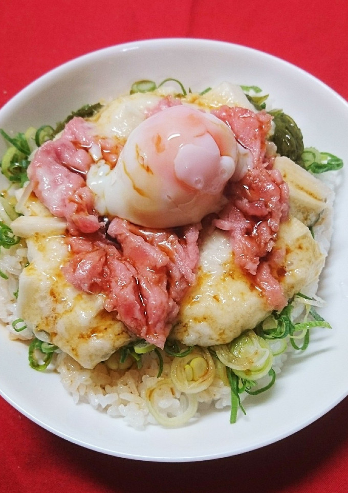 一人暮らしの簡単ずぼら丼ver.ねぎとろ-レシピのメイン写真