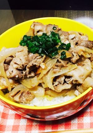 簡単!豚丼-レシピのメイン写真