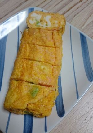 小松菜とタラコのたまご焼き★-レシピのメイン写真