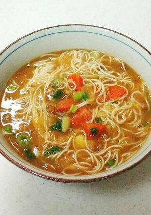 カレーそうめん-レシピのメイン写真