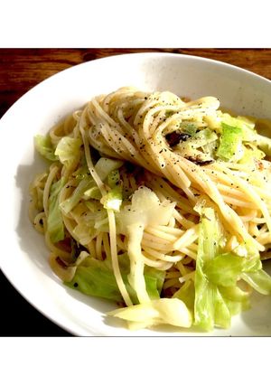 オイルサーディンとキャベツのパスタ-レシピのメイン写真