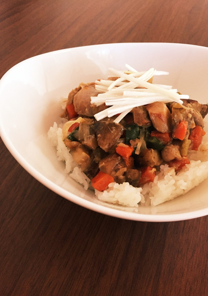 鶏肉と菊芋の和風丼-レシピのメイン写真