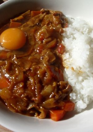 キャベツの水分でカレー☆ルクルーゼで-レシピのメイン写真