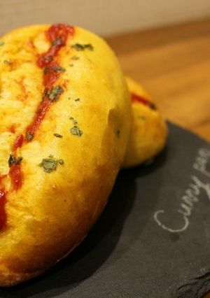 ウインナーチーズパン（カレー風味）-レシピのメイン写真