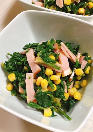 ほうれん草のサラダ-レシピのメイン写真