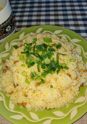 混ぜるだけ！火を使わない納豆炒飯-レシピのメイン写真